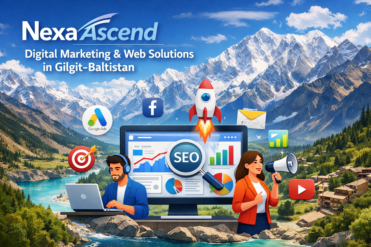 Nexa Ascend – Digital Marketing & Web Solutions in Gilgit-Baltistan