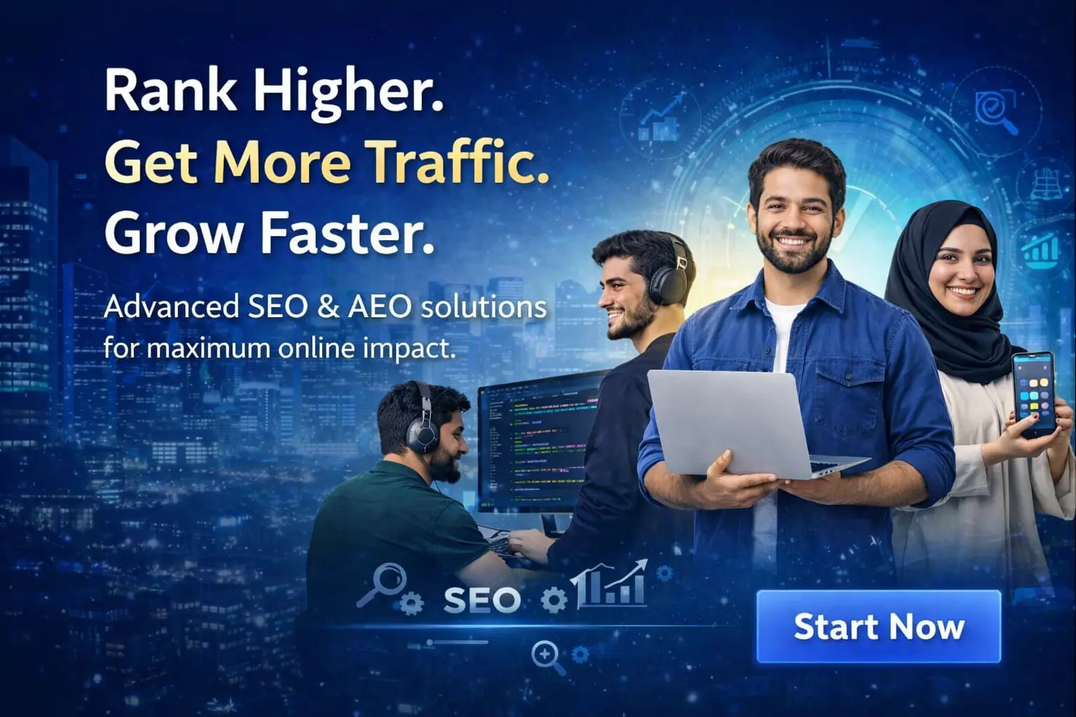 Boost Your Website Ranking with SEO & AEO Services